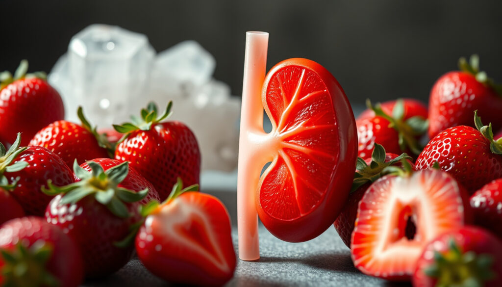 Fresa: contenido de potasio y beneficios para el riñón